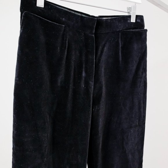 Yves Saint Laurent Rive Gauche Velvet Pants - Picture 3 of 10